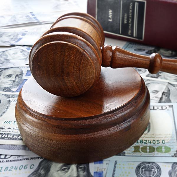 Gavel over money